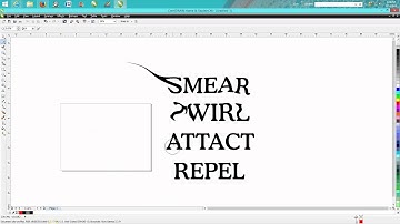 Corel Draw Tips & Tricks X6 Smear,Twirl, Attact, Repel Tools