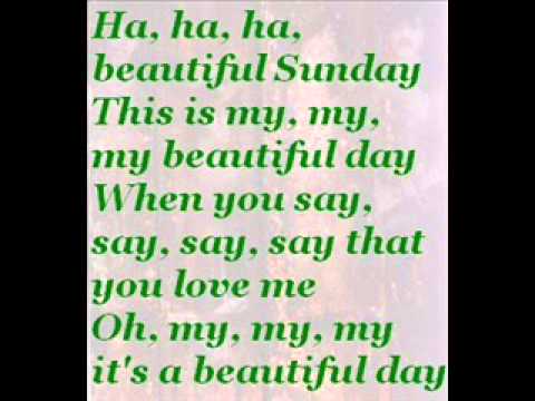 October Cherries Beautiful Sunday With Lyrics Youtube