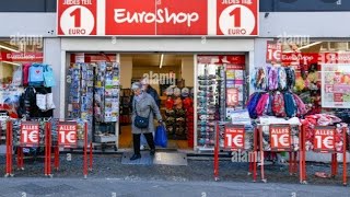 Euro shop in Germany/Everything in just 1 Euro..