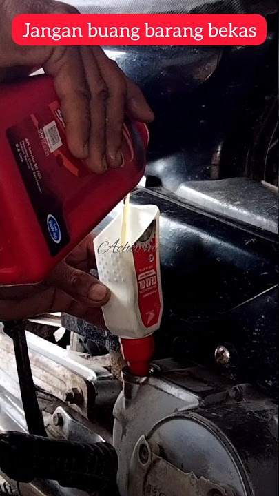 cara membuat corong oli motor dari barang bekas #shortsfeed #shortsyoutube #achel