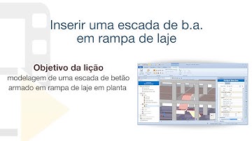 Vídeo Tutorial de EdiLus - Escada de betão armado em rampa de laje especial - ACCA software
