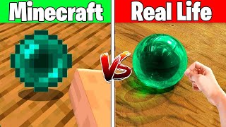 Realistic Minecraft | Real Life vs Minecraft | Realistic Slime, Water, Lava #485