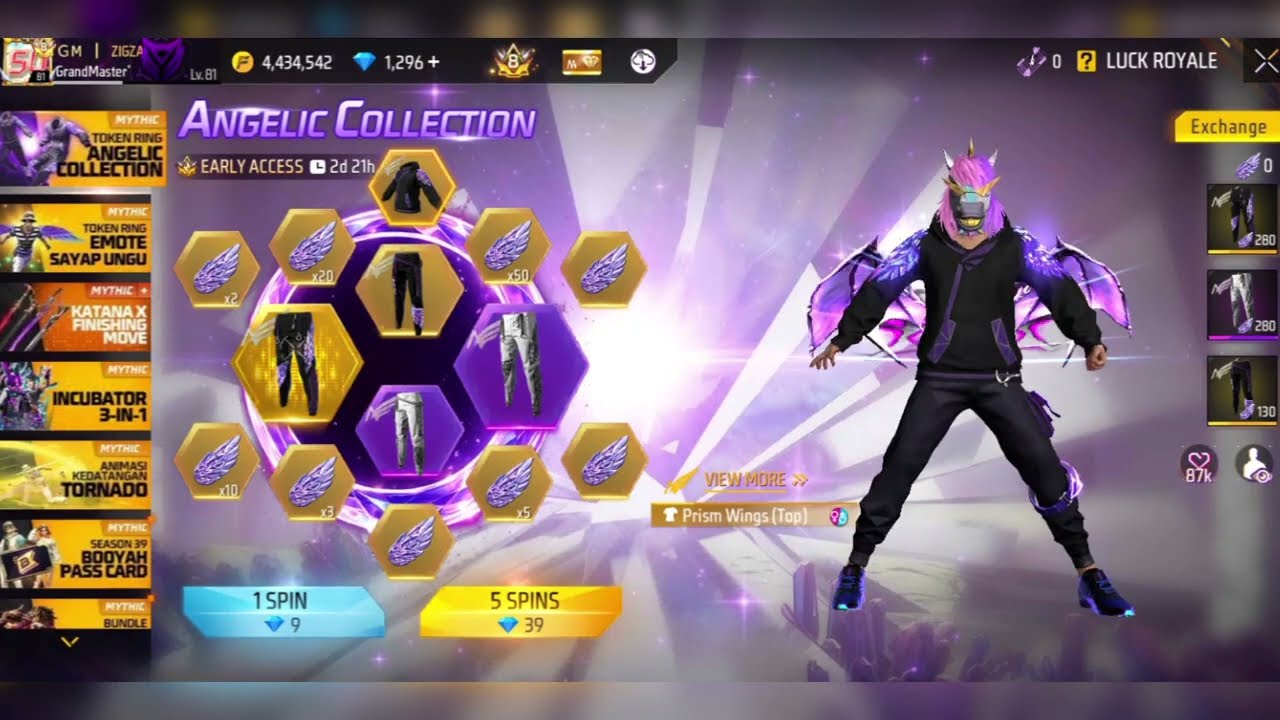 Spin brutal Angel Ungu Ada yg aneh😱yakin‼️