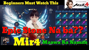 How to Get Epic Magic Stone. Combining Rare Magic Stone To Get Epic Magic Stone Mir4