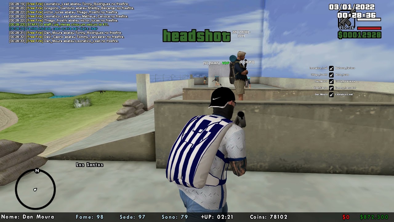 JOGANDO BRP COM OS INSCRITOS VOIP ON!!! - GTA SAMP 