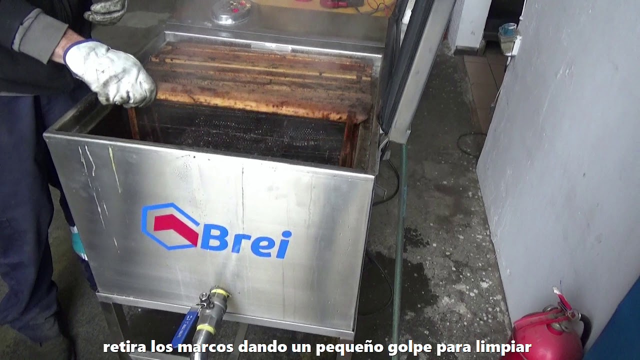 Recuperadora de marcos cera abejas Brei