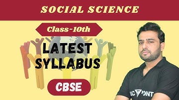 CBSE Class 10th Social Science Latest Syllabus 2024-25 | CBSE Updates | Tpoint Academy