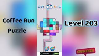 ☕ Coffee Run Puzzle Level 203 Walkthrough 🔍 | Coffee Run Level 203