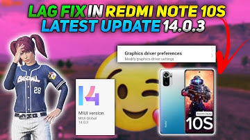 How To Fix Lag In Redmi Note 10s | After Miui 14.0.3 Best In Game Settings| How To fix Lag in Bgmi