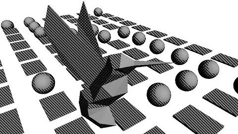 Cross hatching material with low poly hummingbird