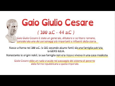 Video: Di cosa parla Giulio Cesare breve riassunto?