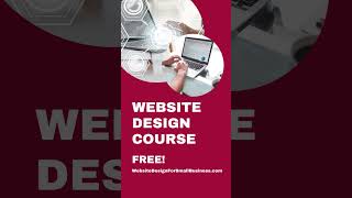 Free Website Design Course For Small Business