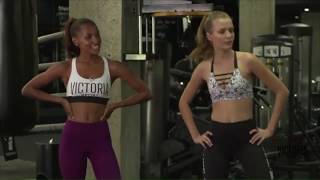 Victoria's Secret Train Like An Angel: Jasmine Tookes + Josephine Skriver at Dogpound - Full Workout