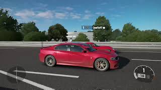 Forza 7 Drag race: Dodge Charger SRT Hellcat vs SRT Viper GTS