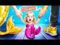 I Was Adopted by a Millionaire Mermaid! How to Become a Mermaid!