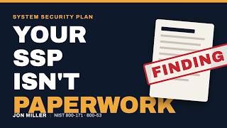 Details The System Security Plan (SSP) - A Breakdown Update