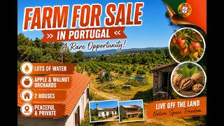 Portuguese Homestead for Sale | Apple & Walnut Orchards + 2 Homes