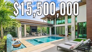 INSIDE a $15,500,000 Luxurious Mansion in South Florida!