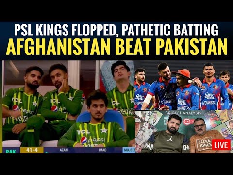 Shameful batting display by PSL kings, Afghanistan bamboozled PAK batting in 1st T20I