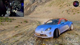 Alpine A110 Downhill Mountain Run - Forza Horizon 5 Thrustmaster T300Rs