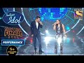 Aditya  shanmukha priya   share  stage  indian idol season 12  greatest finale ever