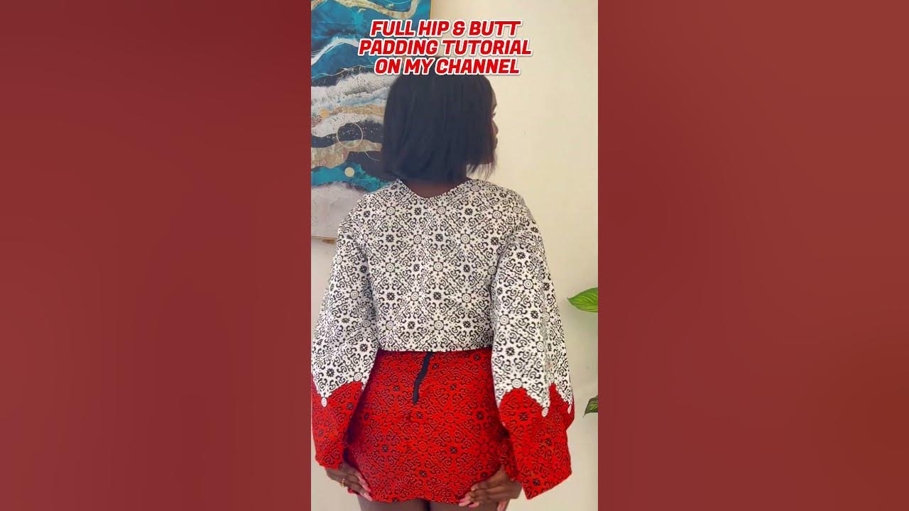 How to make HIP and BUTT PAD for Dress (DETAILED) 