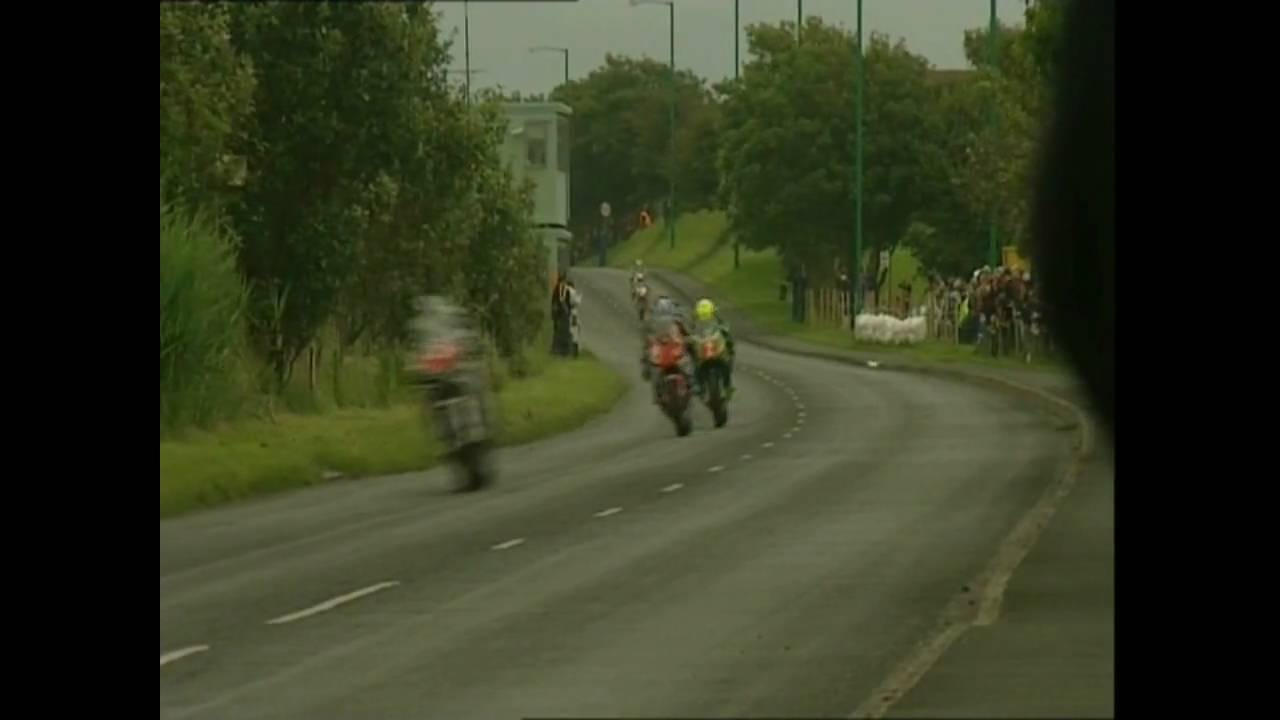 Crash d'Erwan à la southern 100 2007
