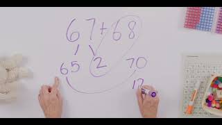 Add 2-Digit Numbers Close to a Ten (Level 3 Singapore Math - Unit 2, Chapter 1, Lesson 2)