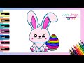 Cómo dibujar un CONEJO kawaii - dibujos fáciles Paso a paso