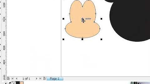 corel draw - mickey mouse