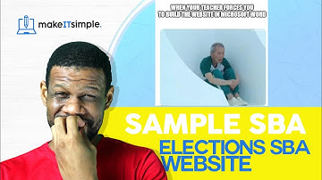 CSEC IT SBA Trinbarjam | Web Page Design Using Google Sites | Sample SBA Full Solution