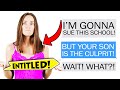 r/EntitledParents - Entitled Mom THREATENS to SUE School...