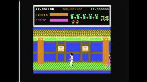 Kung Fu Master for the Commodore 64 (NTSC) (Easter Egg Bonus!)