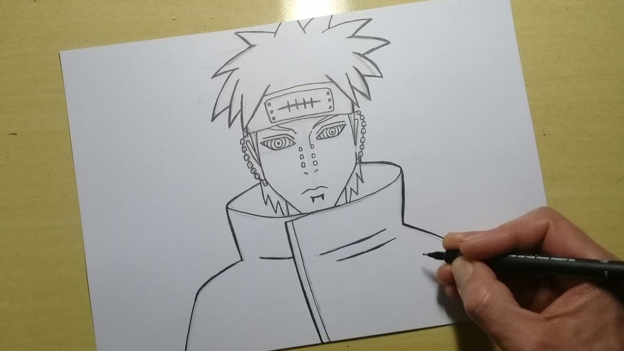 COMO DESENHAR o FINO SENHOR da AKATSUKI Passo a passo 