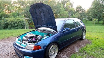 400HP+ k24k20 Turbo Swapped EG Civic hatch build update, sneak peek procharged S2K! ALifeWithCars