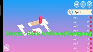 Bloxorz - Block And Hole [Gameplay] screenshot 5