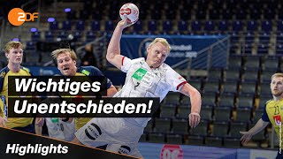 Deutschland - Schweden – Highlights | Handball Olympia-Qualifikation – ZDF