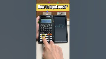 How to input cosh-1 #newyes