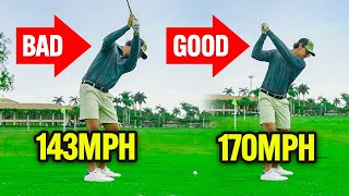 Gain 30+ Yards! The SLING SHOT Golf Swing