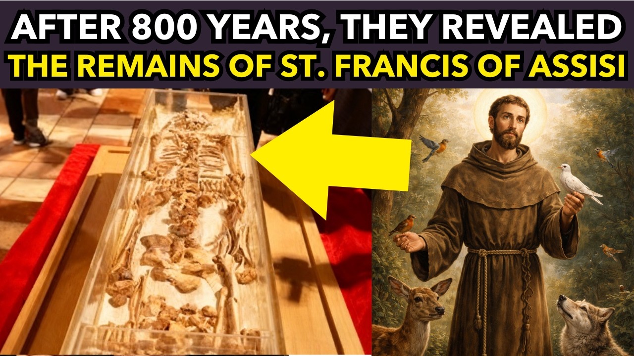 After 800 Years... St. Francis' Remains Shocked Pilgrims