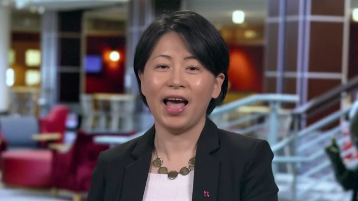 The Ohio State University's Grace Wang Congratulat...