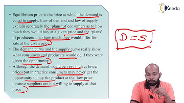 Determination of Equilibrium Price and Quality - Basic Elements Of Demand And Supply - CS Foundation