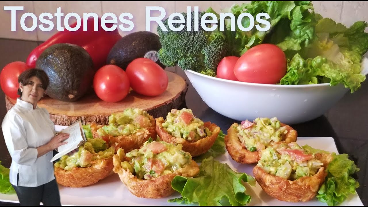 Tostones  rellenos (aperitivo espectacular)