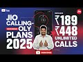 Jio Calling-Only Recharge Plans 2025: Unlimited Calls for ₹189, ₹448 &amp; ₹1,748