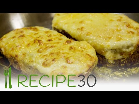 Croque Monsieur French cheese and ham recipe