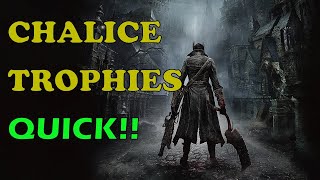 Bloodborne Walkthrough - Easy Chalice Dungeon Trophies!