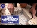 HOW TO USE RESIN ANCHOR BOLTS: What you need to know! | Build with A&E