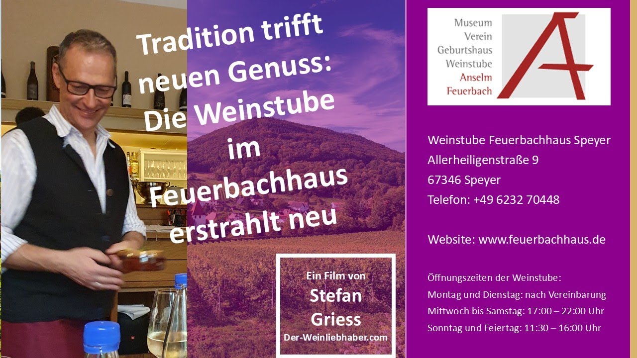 Genuss, Geschichte & Gastlichkeit: Die Weinstube im Feuerbachhaus Speyer