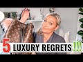 5 LUXURY BAGS I REGRET BUYING ? 🙈