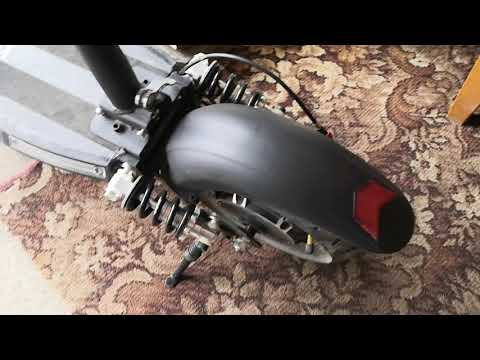 KUGOO M4 Pro 17 Ah Доработка новых задних амортизаторов и устранение "лязганья" пружин спереди!